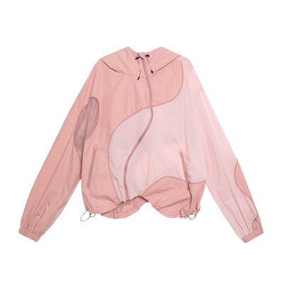 科技防晒凉感 半圆设计师女装2026夏季宽松高端外套防晒衣套装女