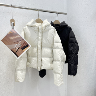 1.13 福利 AY-81242韩版90白鸭绒加厚连帽短款羽绒服