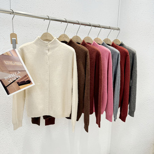 1.3 福利 BSYJ-15韩版高密百搭立领浣熊绒开衫