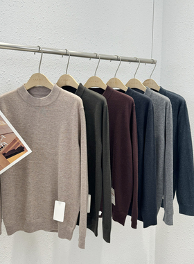 8.19 秋季新款 MDY-8516高级感男士圆领全羊毛衫