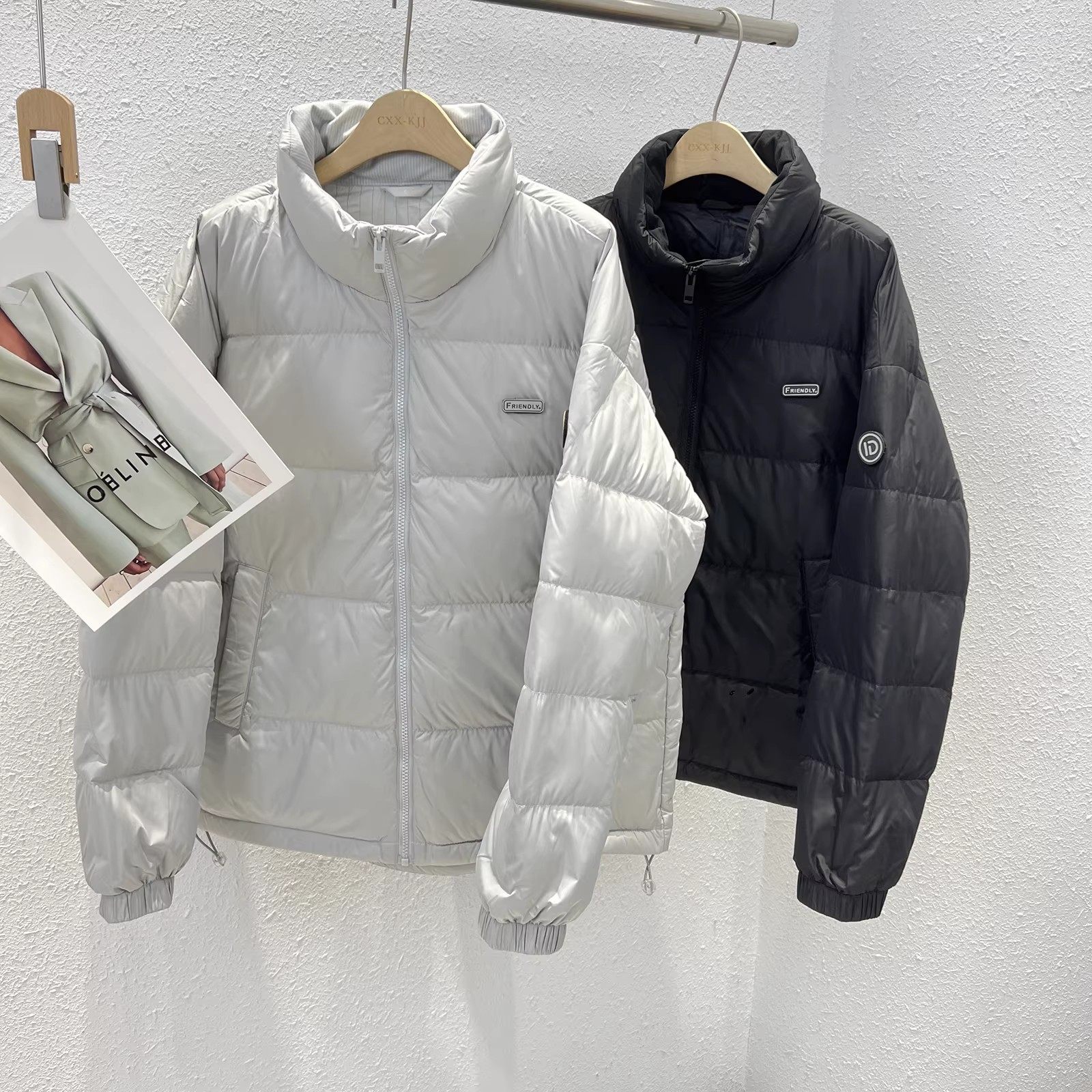 1.12 福利 JGL-5067韩版90绒情侣款小标立领轻便羽绒服外套,男装,羽绒服,淘宝优惠券,粉丝福利购,淘宝优惠卷