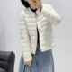 1.16 轻奢90白鸭绒波浪绗线立领轻便羽绒服 6080韩版 福利 MLK