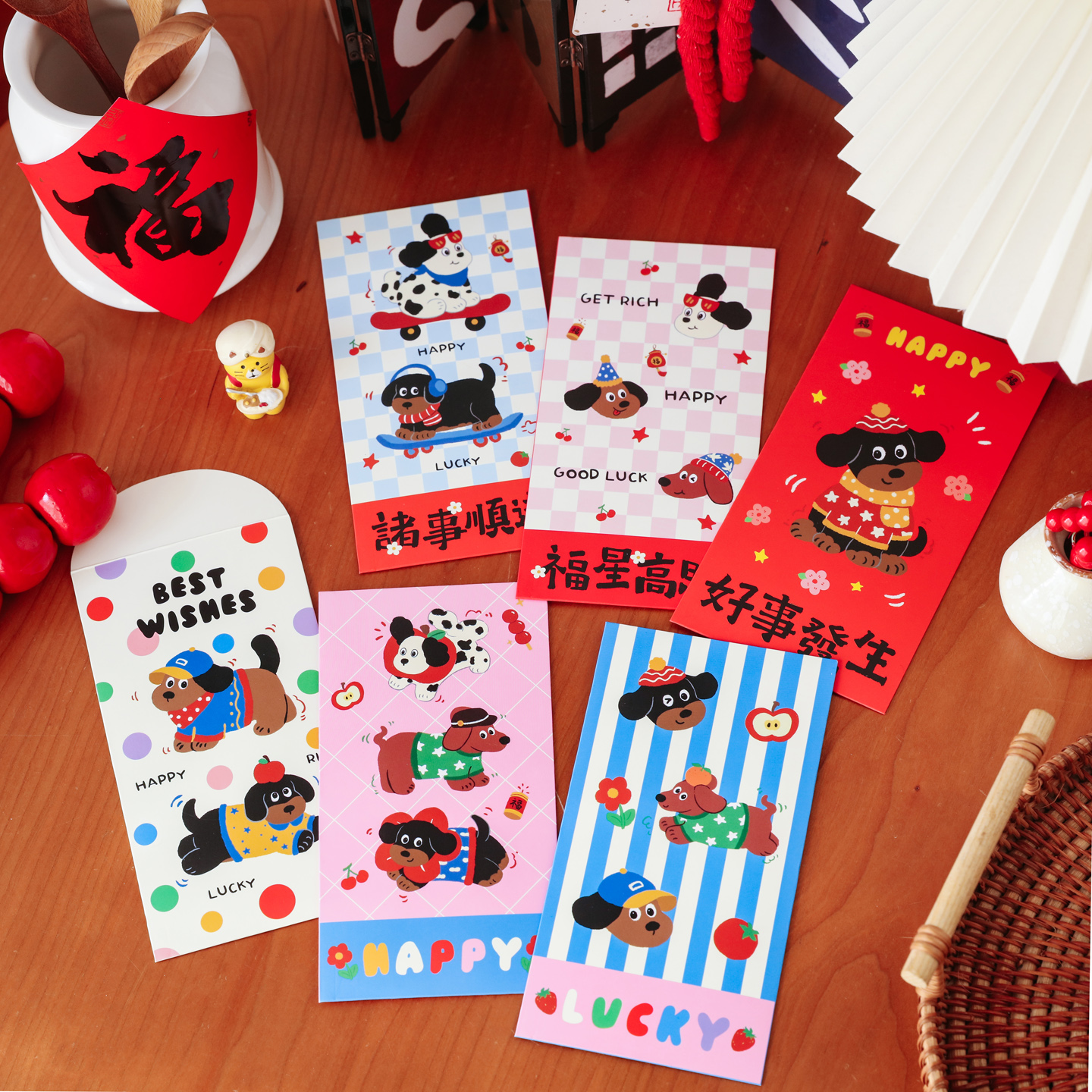 冠淘马年软糖狗2026年新年红包新款创意红包春节压岁祝福包