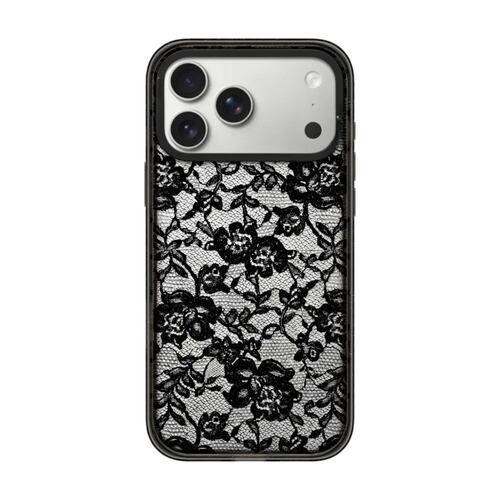 同款图案新款黑色蕾丝透明壳适用苹果17/16promax保护套iphone15/14pro/plus防摔13/12磁吸Magsafe华强北定制