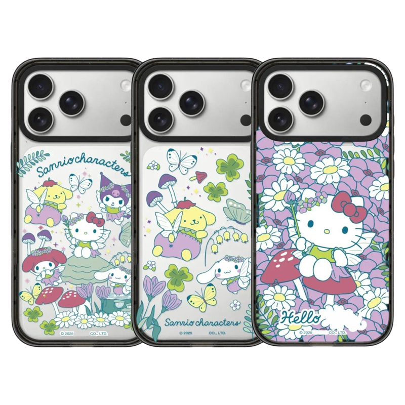 新款花仙子小雏菊KT猫适用于苹果磁吸手机壳iPhone17Pro