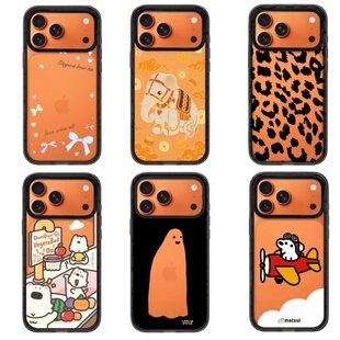 同款图案星宇橙色适用iphone17promax手机壳苹果16pro保护套15透明14plus防摔新款13外壳高级感12磁吸情侣