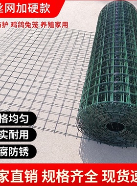 铁丝网硬塑荷兰网养鸡鸭鹅兔钢丝网户外围栏栅加硬加粗隔离拦鸡网