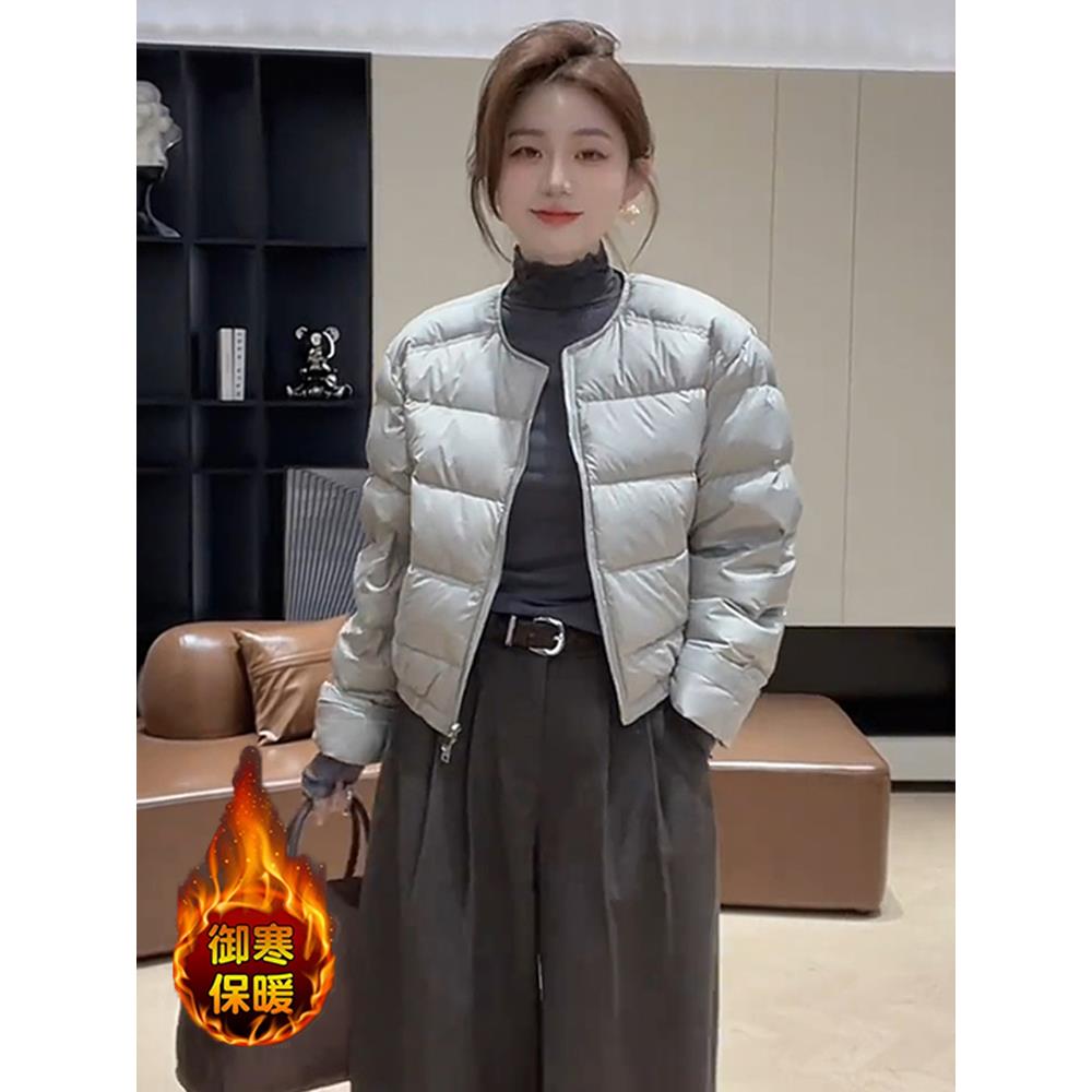 JOYIASS小个子短款服女2025冬季新款简约百搭小袄保暖衣外套潮
