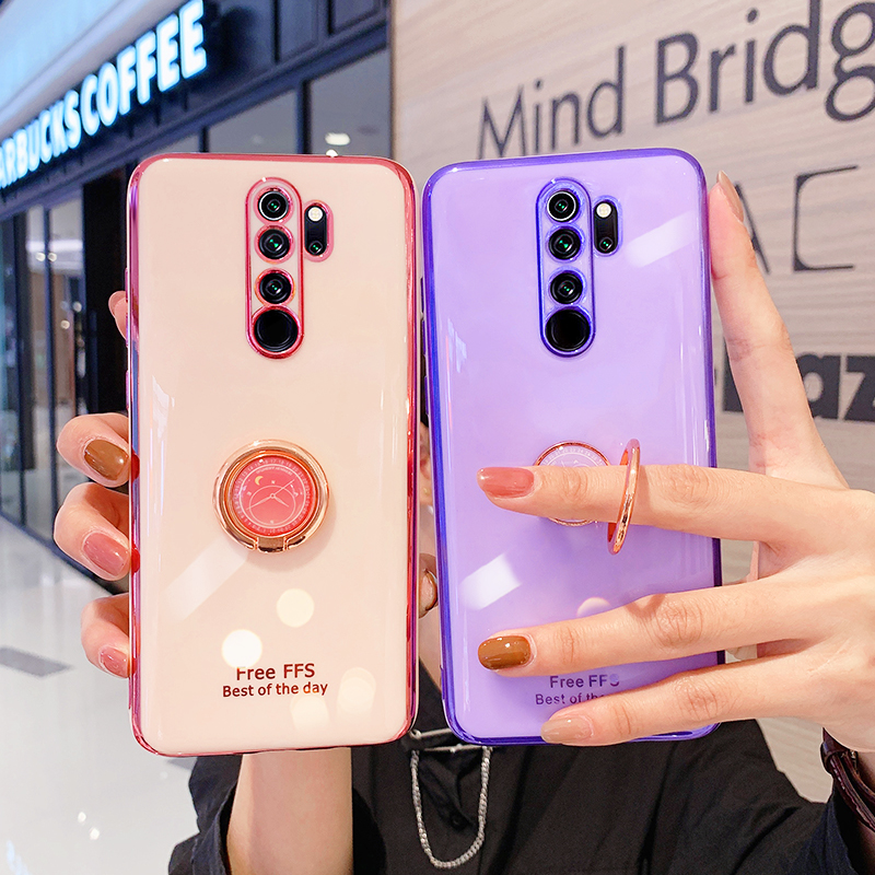 适用红米note8/PRO手机壳+钢化膜