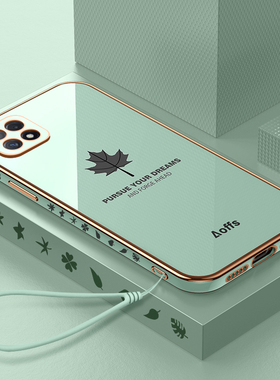 适用opporeno4se手机壳oppo新款reno4es钢化膜5G套opopreno全包防摔opporeon男opporone女peam00带挂绳款软后