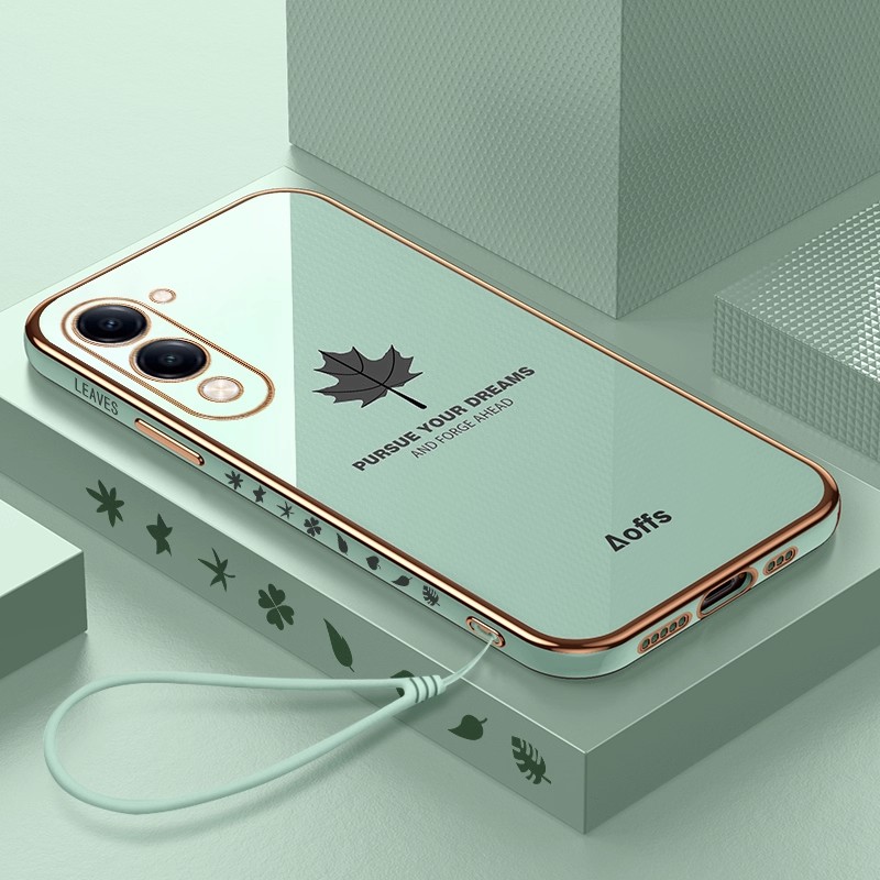 适用V2442A硅胶防摔壳送钢化膜