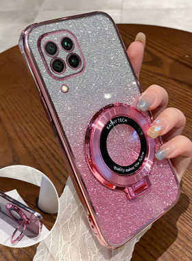 适用三星a12手机壳新款samsunga12防摔全包透明硅胶保护Galaxya套samsung带支架Galaxy男送钢化膜款5G女外壳