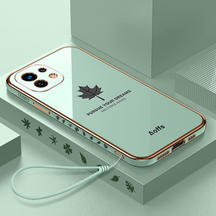 潮牌 适用小米11手机壳mi11pro保护硅胶套5G镜头全包m11防摔软壳pr0外壳十一por男女115g直边11p简约超薄新款