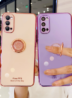 适用opporeno4手机壳reno4pro保护套oppo硅胶5G镜头全包opopreno防摔opporeon软壳45g女潮por外壳reon可爱ins