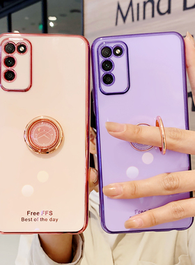 适用华为荣耀30青春版手机壳honor30lite保护套硅胶5G镜头全包防摔MXW一AN00软壳网红三十外壳女创意潮牌可爱