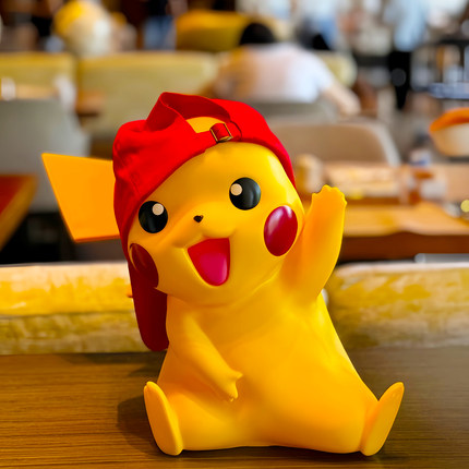大号皮卡丘手办摆件36厘米神奇宝贝pikachu公仔玩偶节日送礼 现货