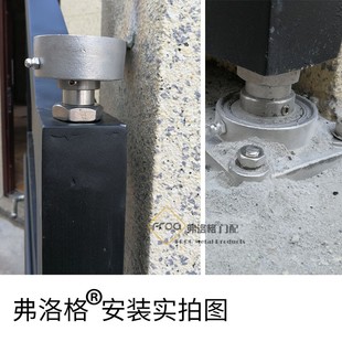 不锈钢螺杆加长轴心天地轴配件旋转轴配套大门五金配件螺丝紧固件