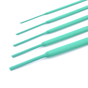 10mm 电线绝缘收缩套管电工热塑管 绿色热缩管