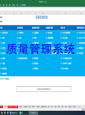 质量管理系统QMS品质管理系统质量管理软件含供应商质量管理系统