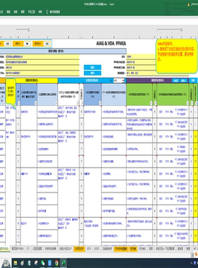 FMEA第五版FMEA新版自动生成通用FMEA自动打分自动生成CP/PFD/SIP