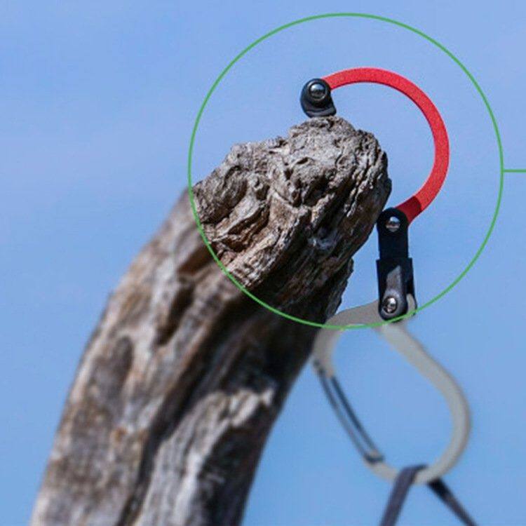 户外多功能登山扣铝合金D型旅游登山攀岩快扣360度旋挂钩钥匙扣