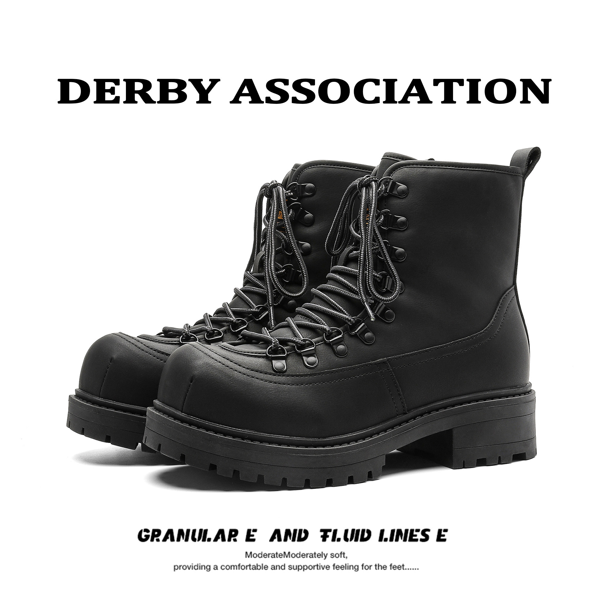 苏格兰两穿工装马丁靴