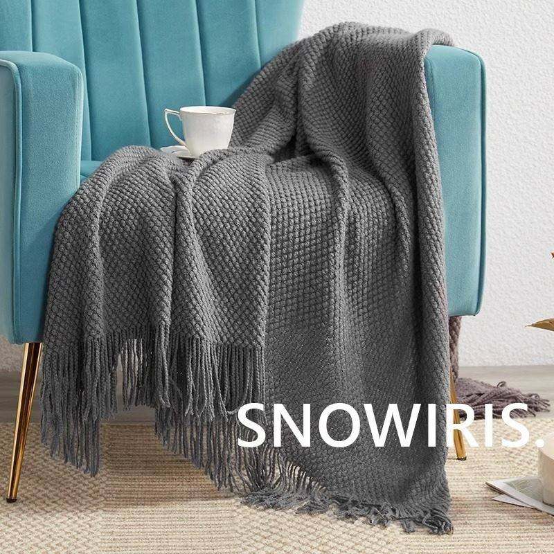 北欧针织空调盖毯沙发毯子毛毯办公室午睡毯披肩民宿床搭床尾巾,床上用品,休闲毯/毛毯/绒毯,淘宝优惠券,粉丝福利购,淘宝优惠卷