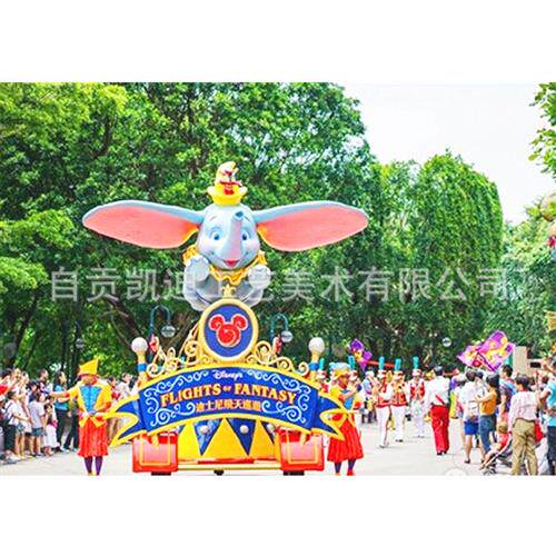 四川花车制作工厂游乐园创意巡游花车定制新年彩车定制厂家