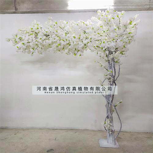 仿真樱花树假树玻璃钢婚庆装饰假桃花树大型植物人造许愿树梅花树