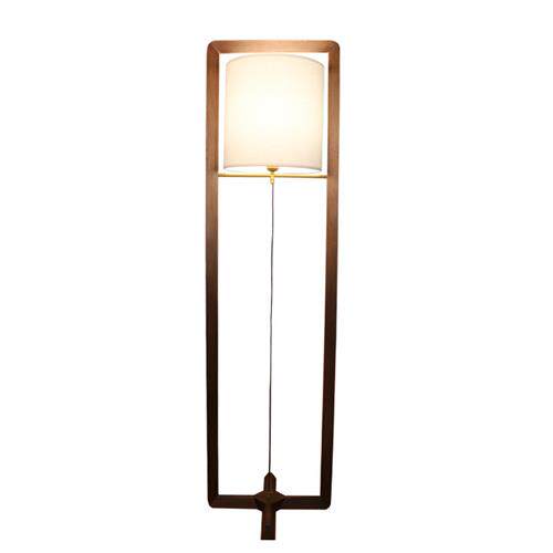 厂家直供落地灯新中式轻奢客厅书房卧室床头复古实木落地灯遥控