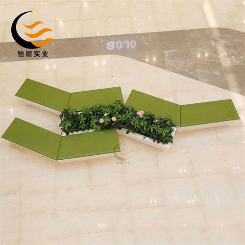 玻璃钢创意坐凳公共休息区美陈商场休闲座椅异形拼接组合户外