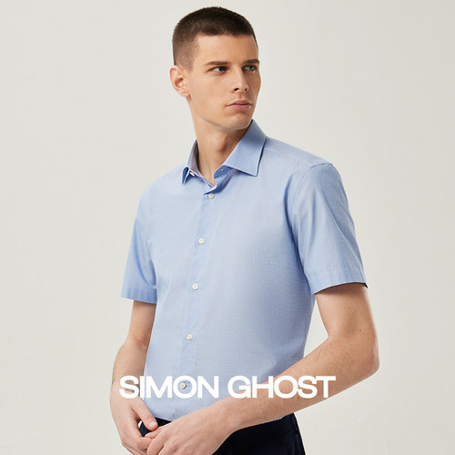 男士短袖衬衫SIMONGHOST