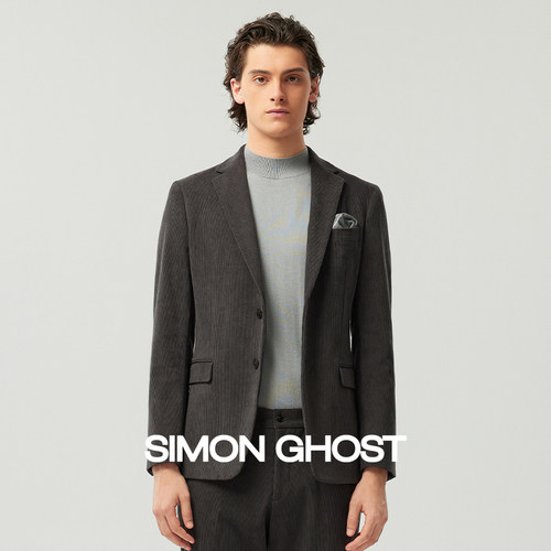 纯色休闲西装SIMONGHOST