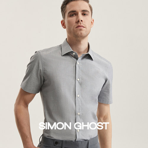 SIMONGHOST短袖衬衫男士