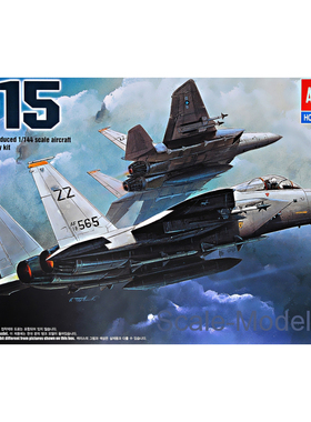 天易模型 爱德美拼装飞机 12609 美国F-15鹰式战斗机 1/144