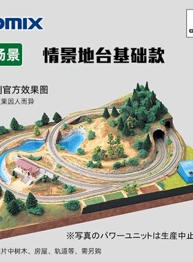天易模型 TOMIX N比例火车模型 8018 场景材料 情景地台基础款