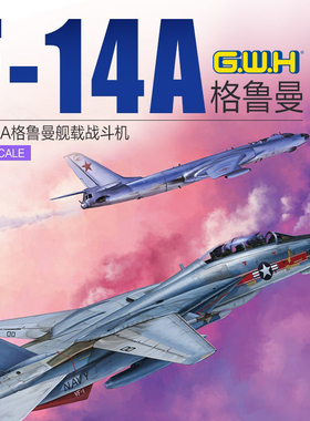 天易模型 GWH/长城拼装飞机 L7206 美国 F-14A 雄猫战斗机1/72