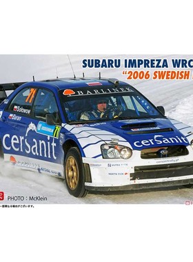 天易模型 长谷川 1/24 斯巴鲁翼豹 WRC2005 06年瑞典拉力赛 20707
