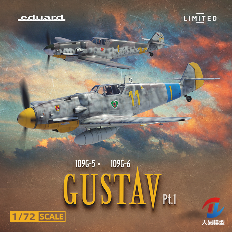 天易模型 牛魔王拼装飞机 R2144 pt.1 109G-5/6 双机限定版 1/72