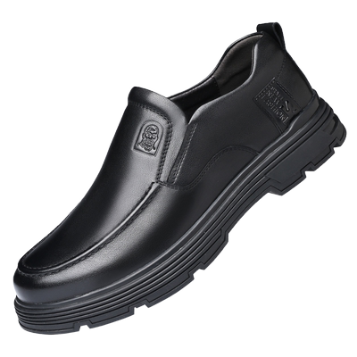 老人头加宽耐磨厚底爸爸休闲男鞋