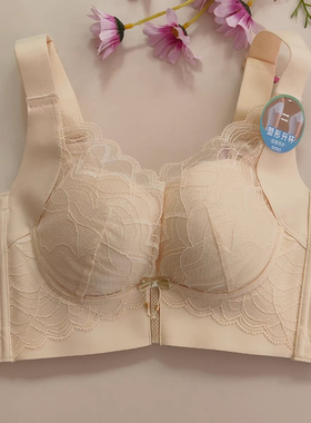 香蜜闺秀25112031薄款B杯莫代尔五排扣无钢圈加宽调整聚拢文胸罩