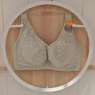 香蜜闺秀3112145无磁内衣大胸显小收副乳防下垂薄款 聚拢调整文胸