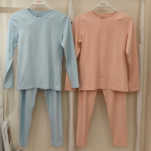 香蜜闺秀24405088薄款 圆领套头 云朵绒女士上身暖打底保暖秋衣秋裤