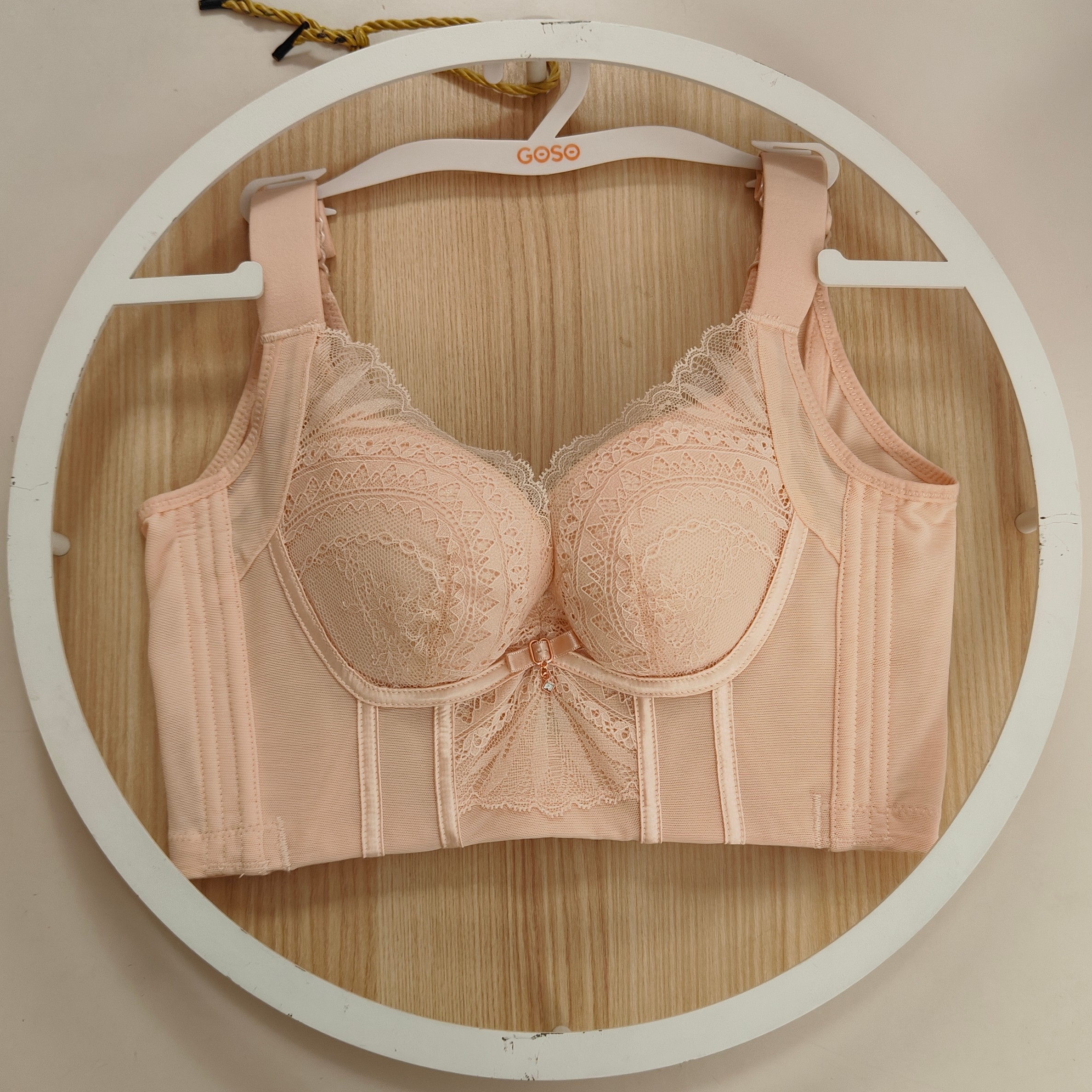 香蜜闺秀25106004塑身调整记忆钢圈亲肤绵塑身文胸ABC杯五排扣