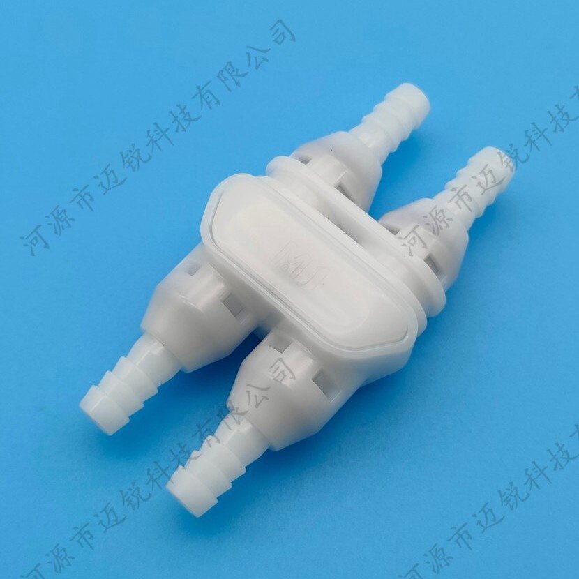 双端双头PL系POM塑料外牙穿板截止直通弯头仿CPC快速接头组