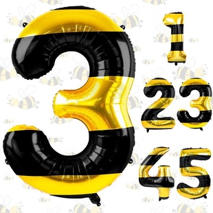 Christmas Halloween 40 Inch Bee Giant Balloon Honey Yellow