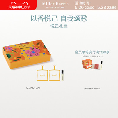 MillerHarris14ml香水午后伯爵