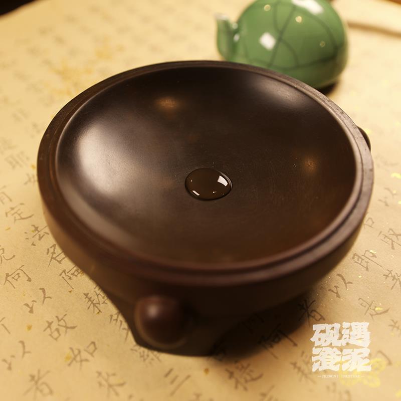 情鸟澄泥砚砚台原石书法专用天然磨墨墨条墨汁毛笔可研墨初学端砚