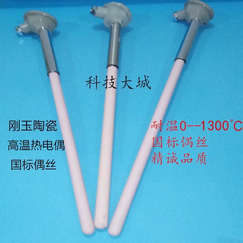 速发高温陶瓷热电偶/刚玉管马弗炉 K型砖窑探头100度 WR-122WR-12