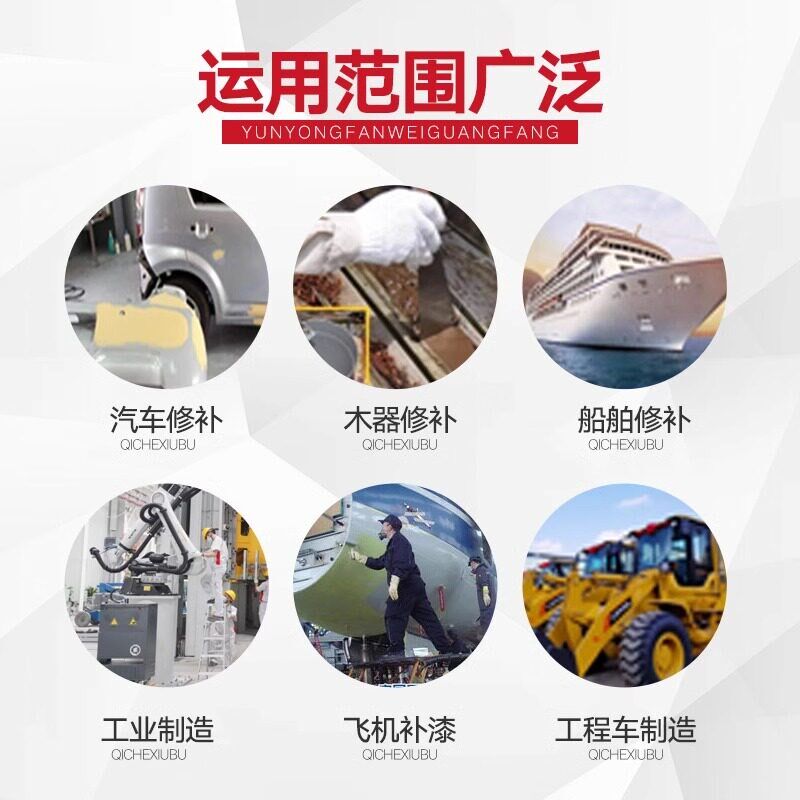 速发狄克原子灰腻子汽车专用补漆金属木器修补快干常温钣金灰模型